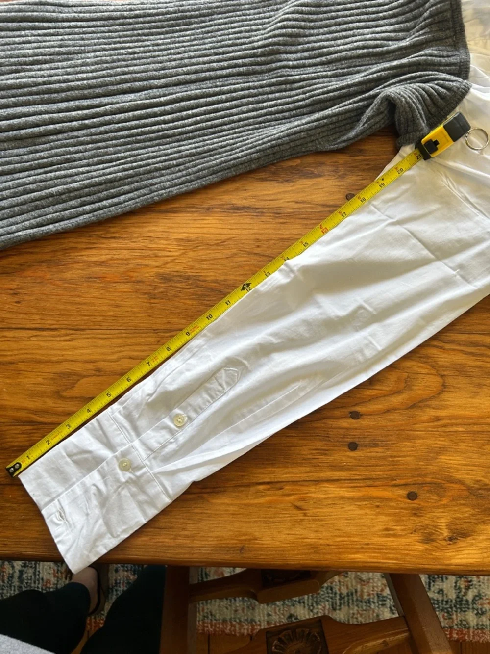 STAUD Gray Ribbed Strapless Midi Dress - Picture 6 of 9